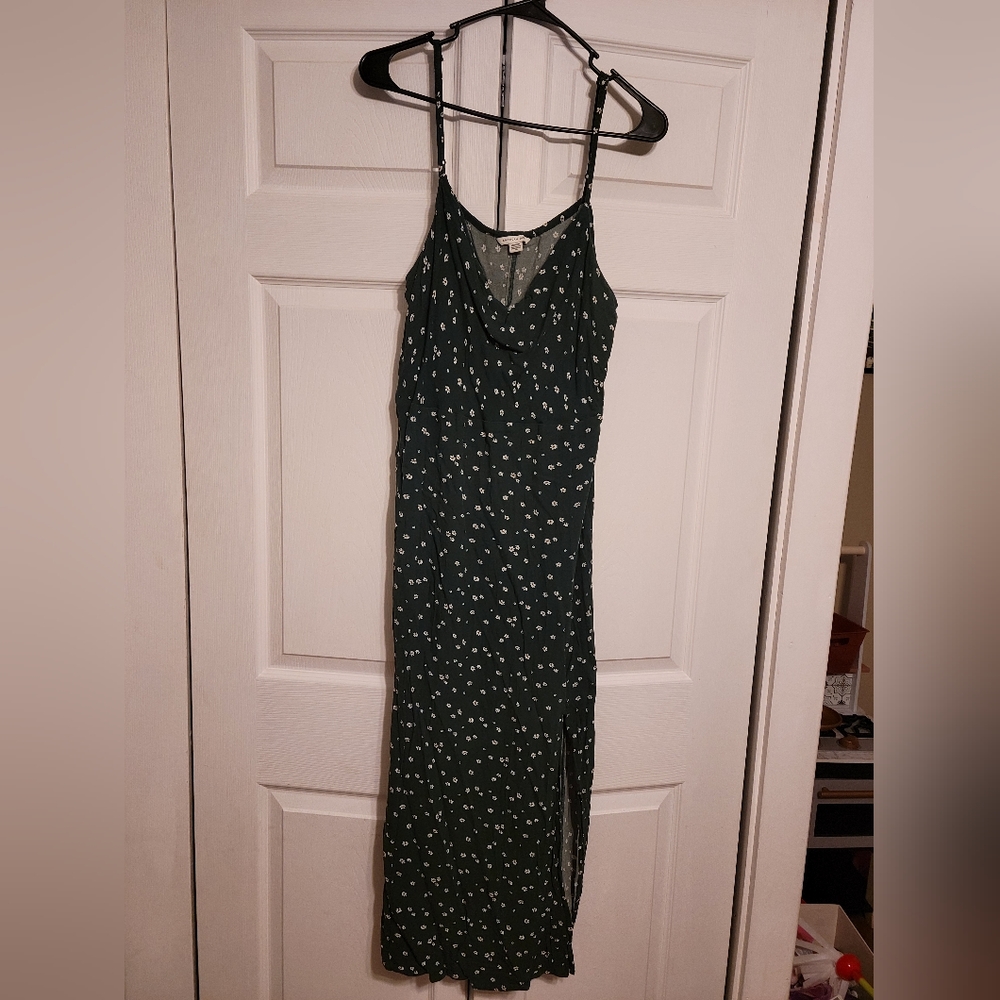 American Eagle Maxi Daisy Dress XL Green